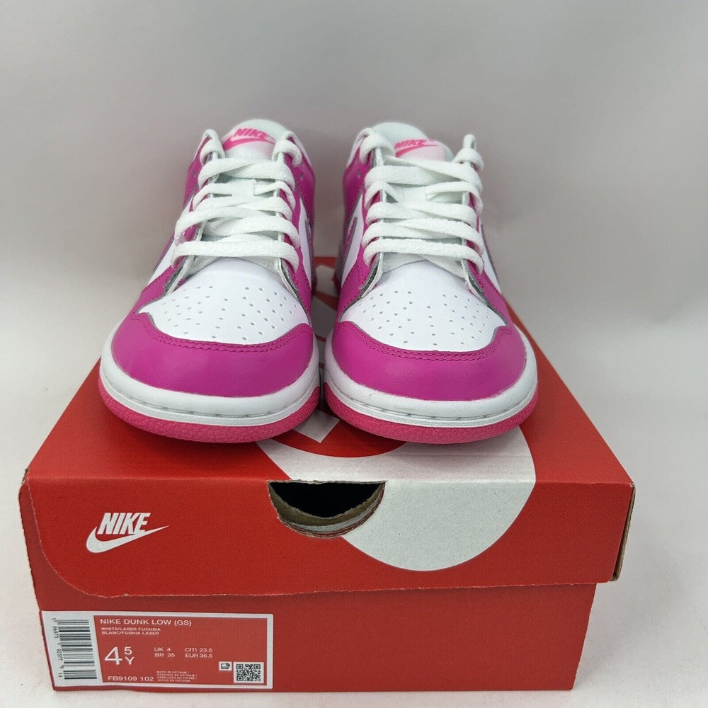 Nike Shoes Dunk Low GS “Laser Fuchsia/Barbie” 2024 - Picture 2 of 5